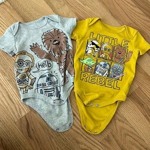 6-9 month Star Wars bundle like new condition